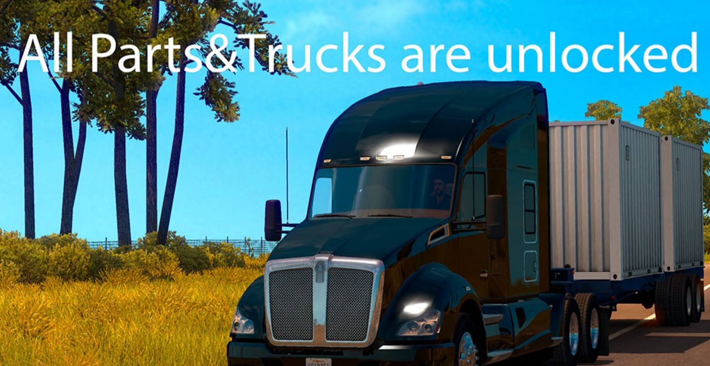 american truck simulator unlock all