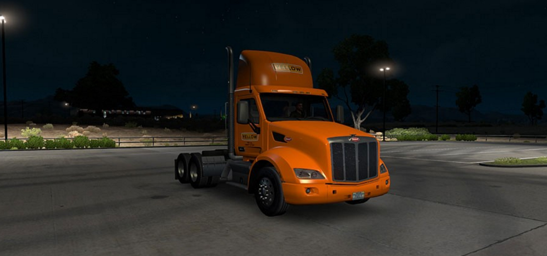 Peterbilt 579 Yellow Corp Skin