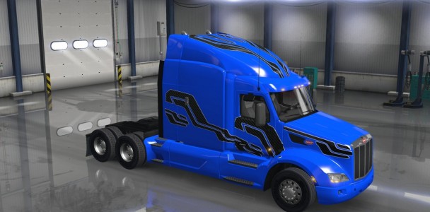 Peterbilt 579 Carbon Insertions Skin Pack 2