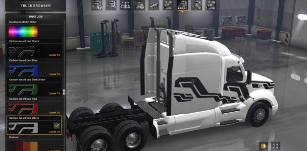 Peterbilt 579 Carbon Insertions Skin Pack 3