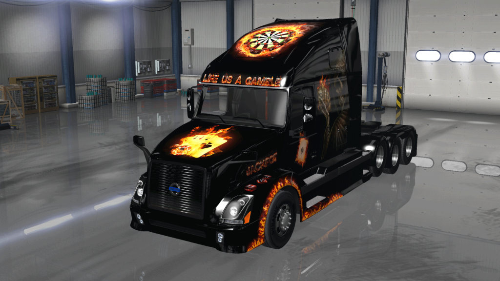 Volvo Vnl By Aradeth Jackpot Skin Mod Ats American Truck Simulator Mod Ats Mod