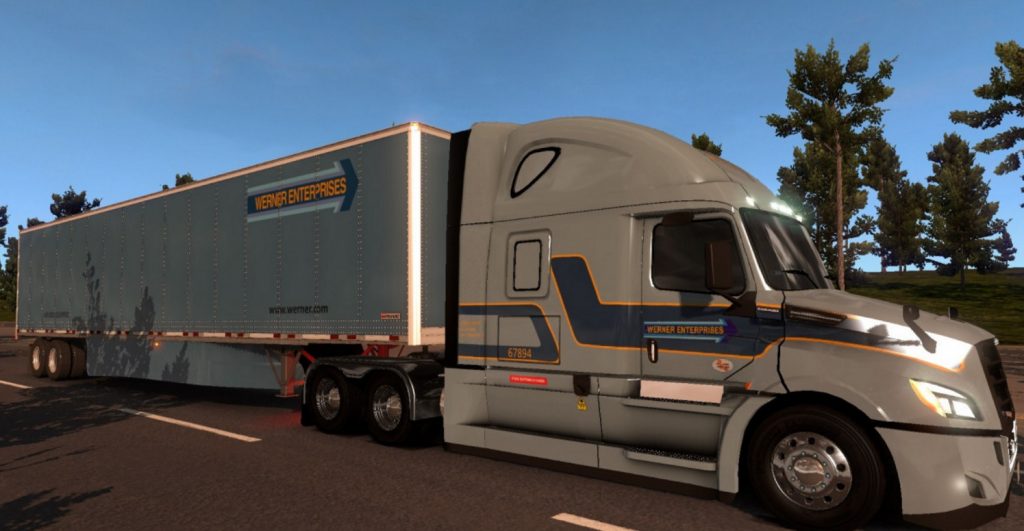 Freightliner Cascadia 2018 Werner Skin Mod for ATS 1.6.x - American ...